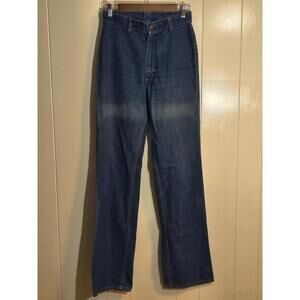 Vintage Levi's Plowboy Jeans Womens 70s Farmers Mechanics and Miners 27x33 Faded
